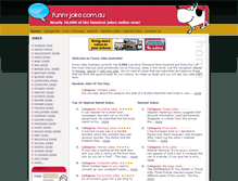 Tablet Screenshot of funnyjoke.com.au